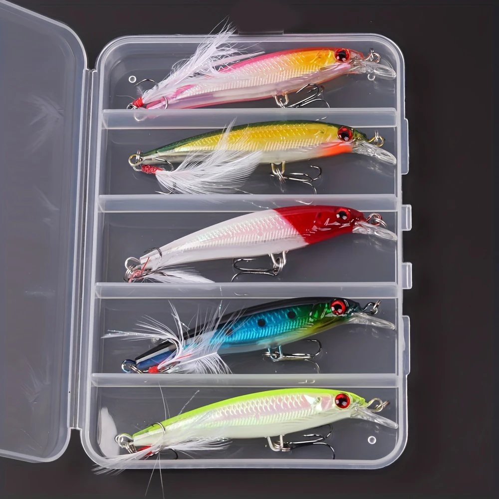 Fishing Lure Box - Laser 3D Eyes Bionic Minnow Fishing