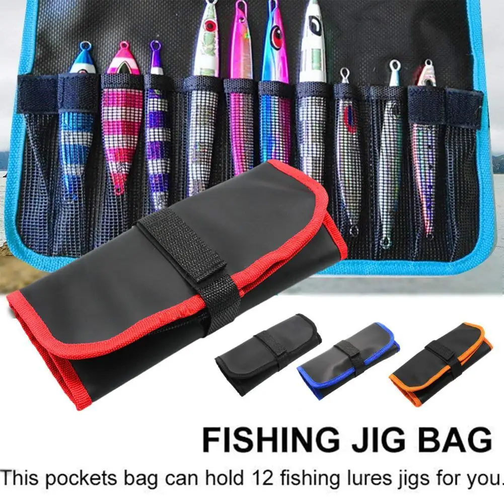 Fishing Lure Jig - Fishing Lure Bag 12 Slots Fishing