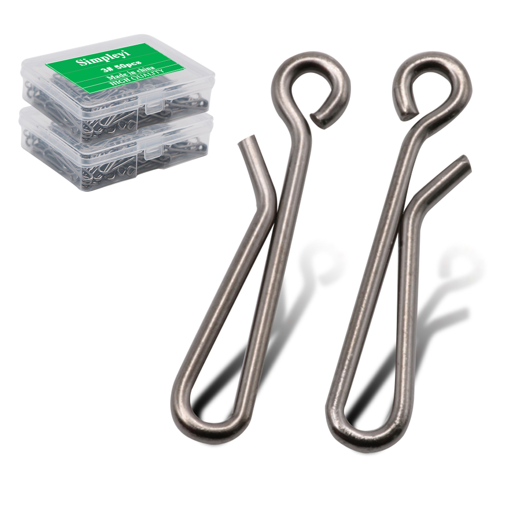 Fishing Lure Box - 50pcs/box Bearing Lock Rolling Swivel Pin