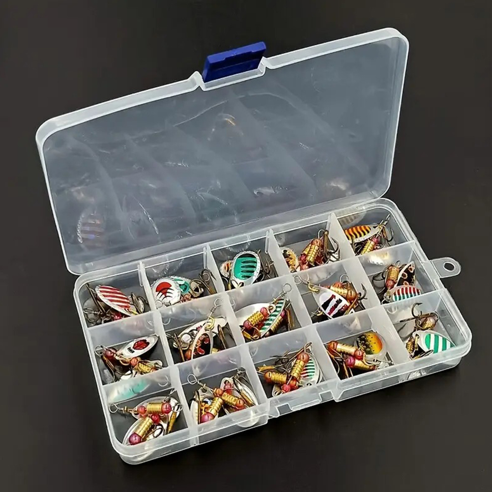Fishing Lure Spoon - 30pcs Metal Spoon Spinner Fishing Lure