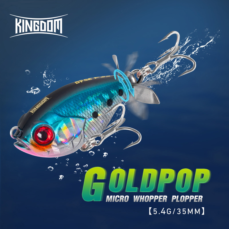 Kingdom Propeller Topwater Pop - огляд і ціна Fishing Lure Soft Plastic