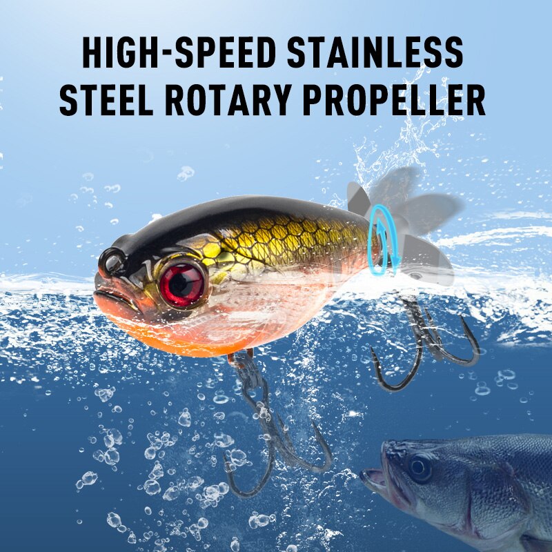 Kingdom Propeller Topwater Pop - огляд і ціна Fishing Lure Soft Plastic