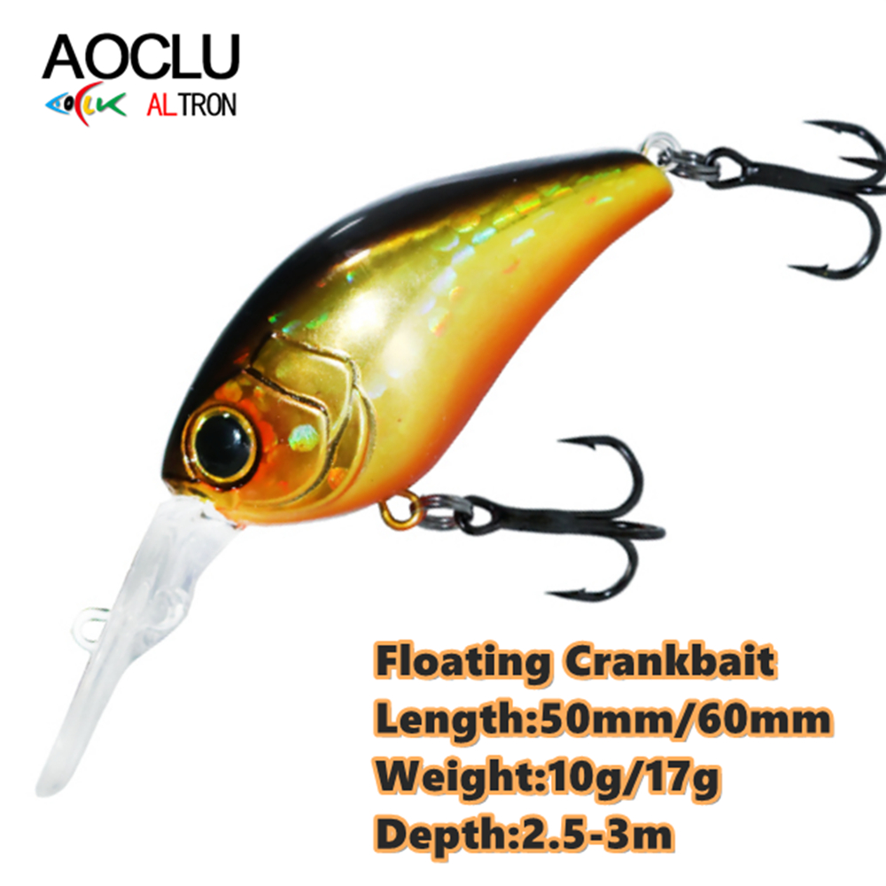 AOCLU Floating Minnow 50mm 10g - огляд і ціна Fishing Lure Crankbait