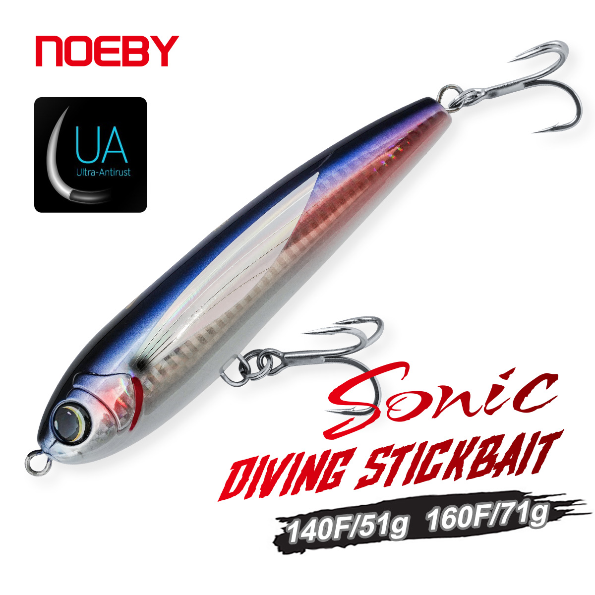 NOEBY Diving Stickbait 140mm 5 - огляд і ціна Fishing Lure Buzzbait