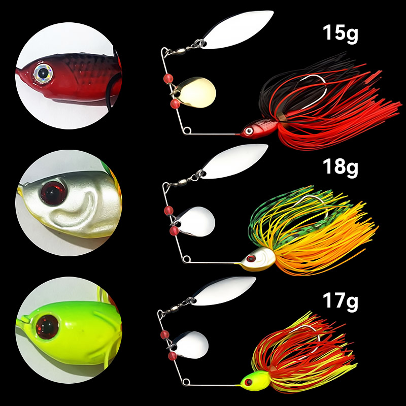 Bazooka 15g 18g Spinnerbait Fi - огляд і ціна Fishing Lure Buzzbait