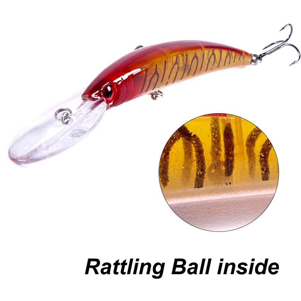 1PCS 15cm 15g  Deep Diving Jer - огляд і ціна Fishing Lure Jerkbait