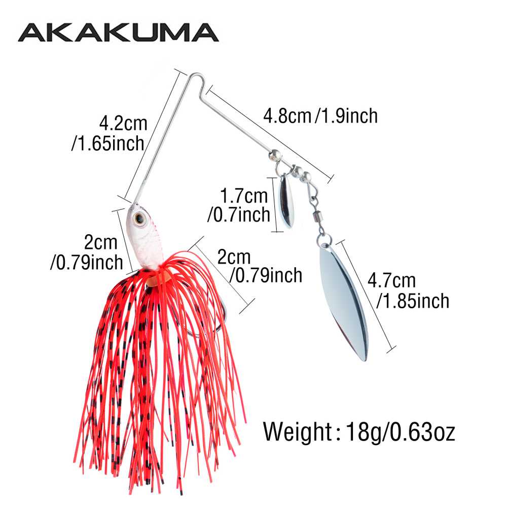 4pcs 18g Spinnerbait Fishing L - огляд і ціна Fishing Lure Blade Bait