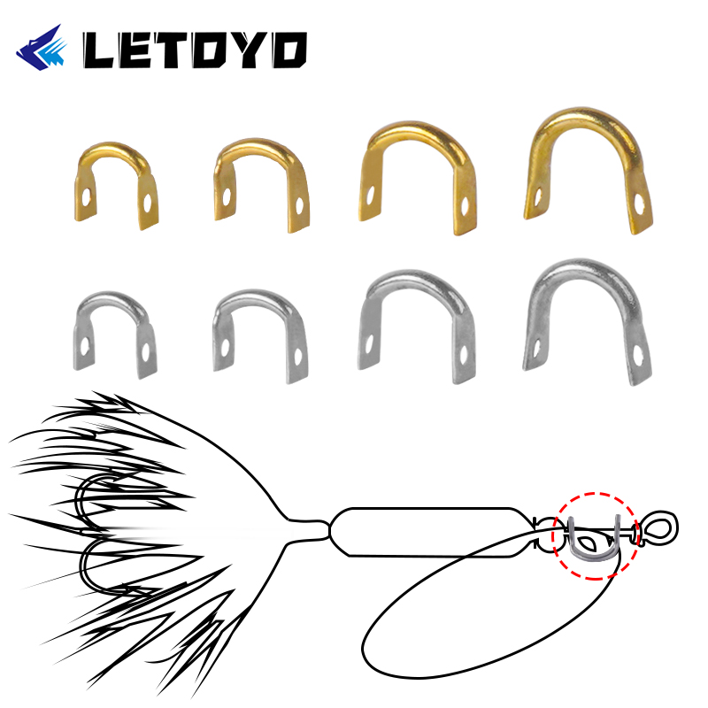 LETOYO 100pcs Folded Clevises  - огляд і ціна Fishing Lure Making Kit