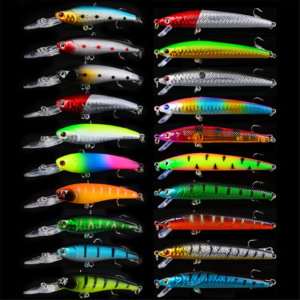 20pcs/lot Minnow Fishing Lures - огляд і ціна Fishing Lure Crankbait