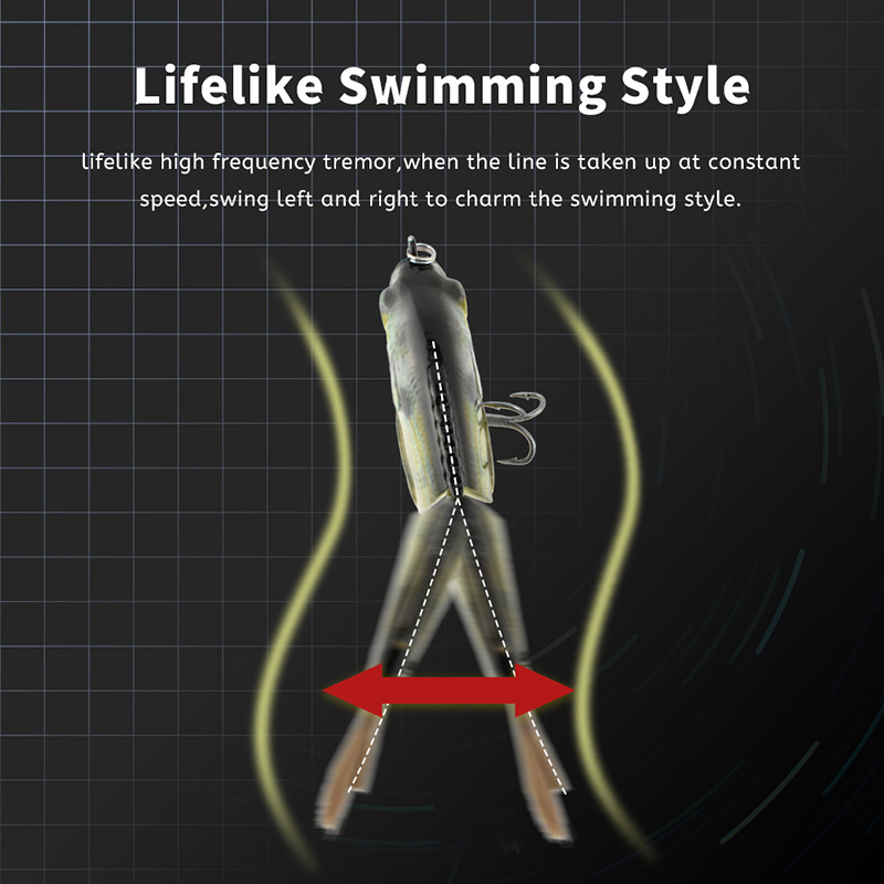 13Cm/33G Bionic Two-Section Ha - огляд і ціна Fishing Lure Popper