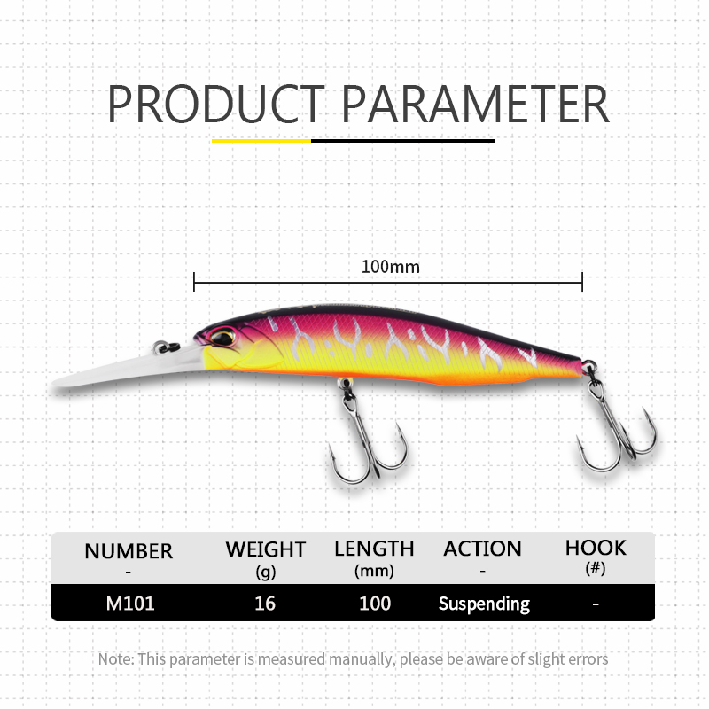 BEARKING 10cm 16g Super Magnet - огляд і ціна Fishing Lure Jerkbait