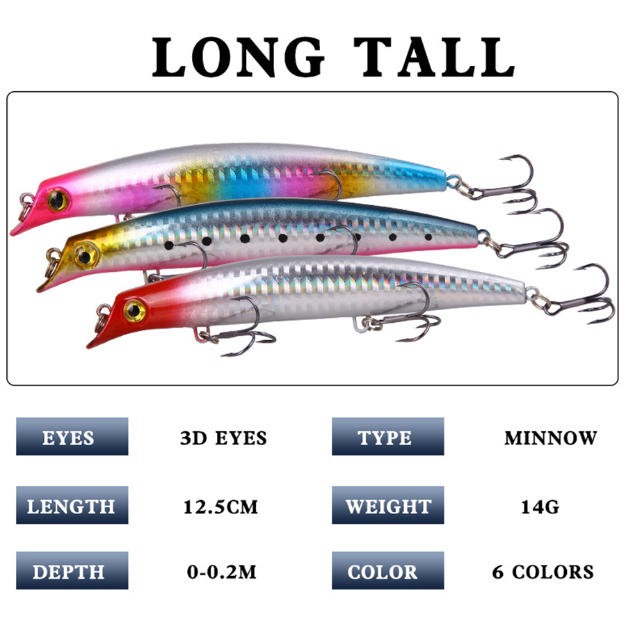6pcs Crankbaits Fishing Lures  - огляд і ціна Fishing Lure Crankbait