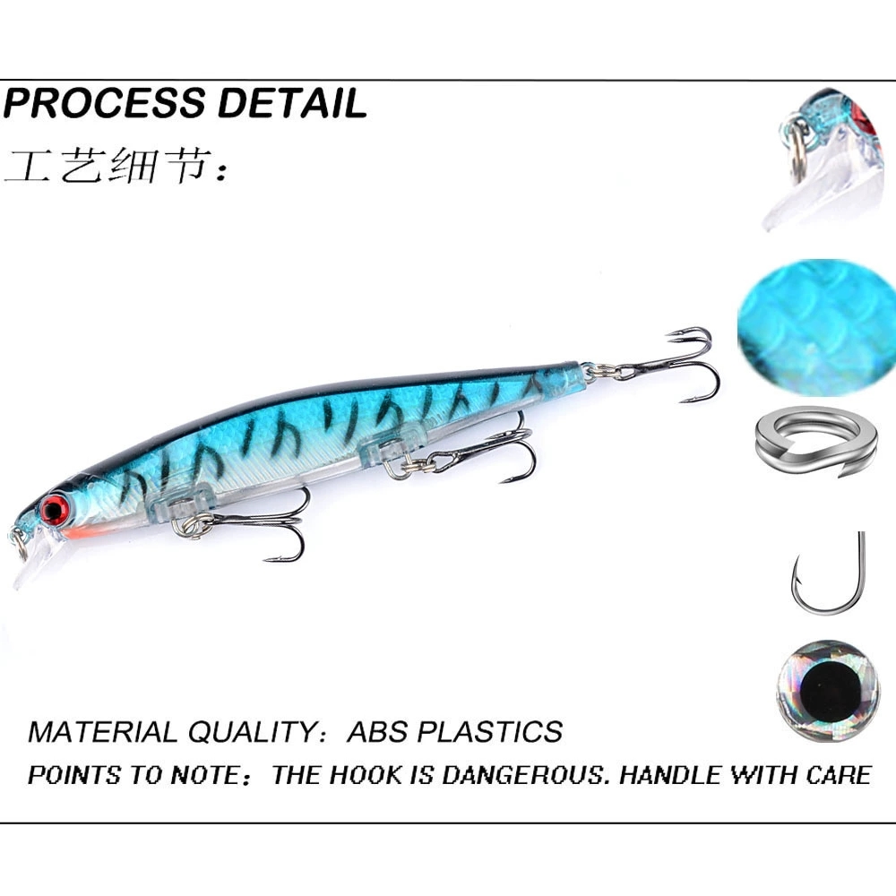 1pc Laser Sinking Minnow Fishi - огляд і ціна Fishing Lure Jerkbait