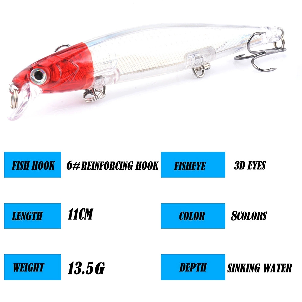 1pc Laser Sinking Minnow Fishi - огляд і ціна Fishing Lure Jerkbait