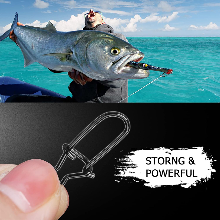 50Pcs Crankbait Snaps Stainles - огляд і ціна Fishing Lure Crankbait