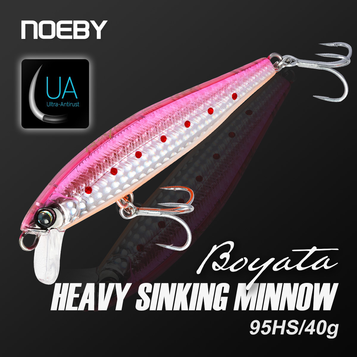 NOEBY 95mm 40g Heavy Sinking M - огляд і ціна Fishing Lure Buzzbait
