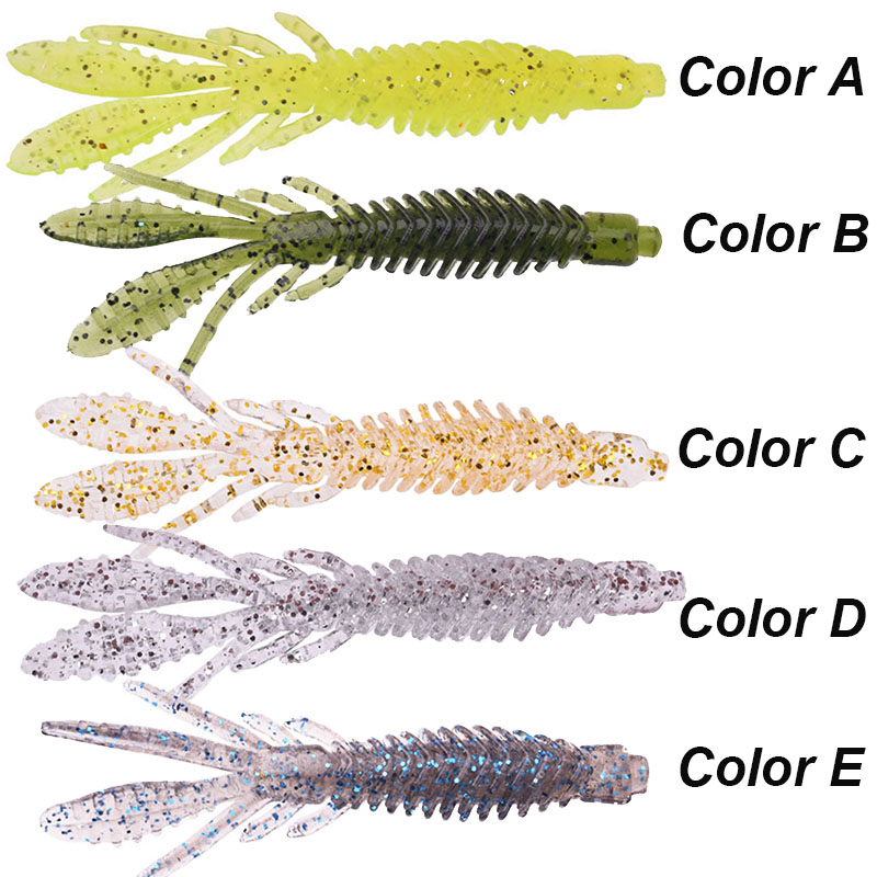 WESTBASS 5PCS Soft Larva Baits - огляд і ціна Fishing Lure Soft Plastic