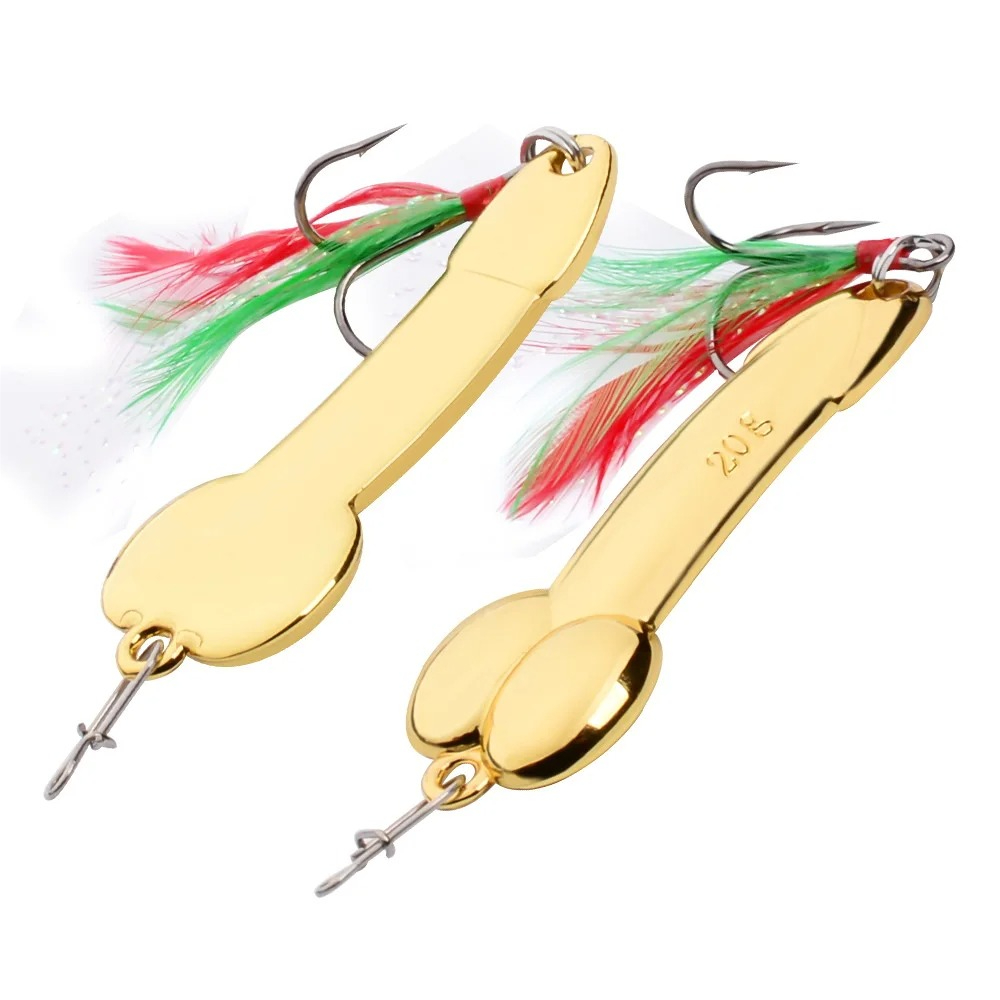 Metal Spoon Penis Shape Fishin - огляд і ціна Fishing Lure Spoon