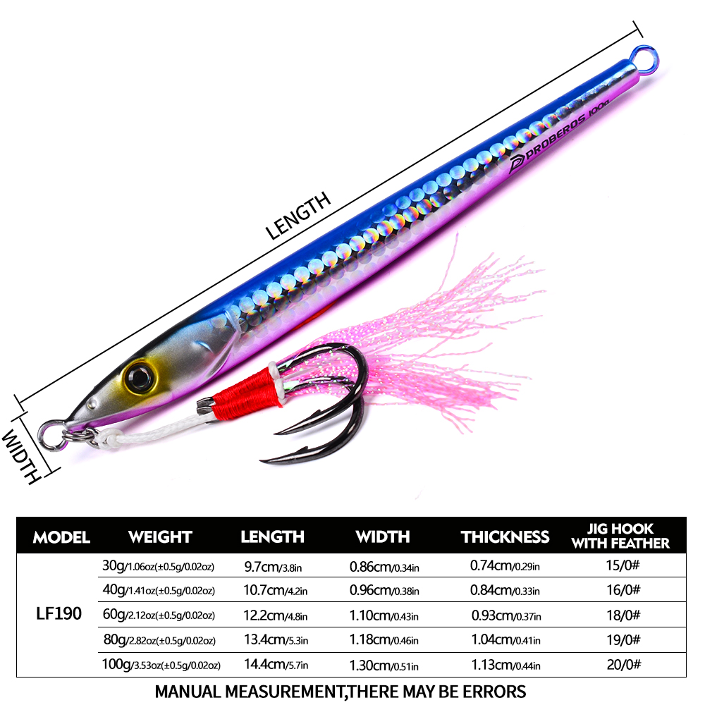 PROBEROS 30-100g Fast Sinking  - огляд і ціна Fishing Lure Buzzbait