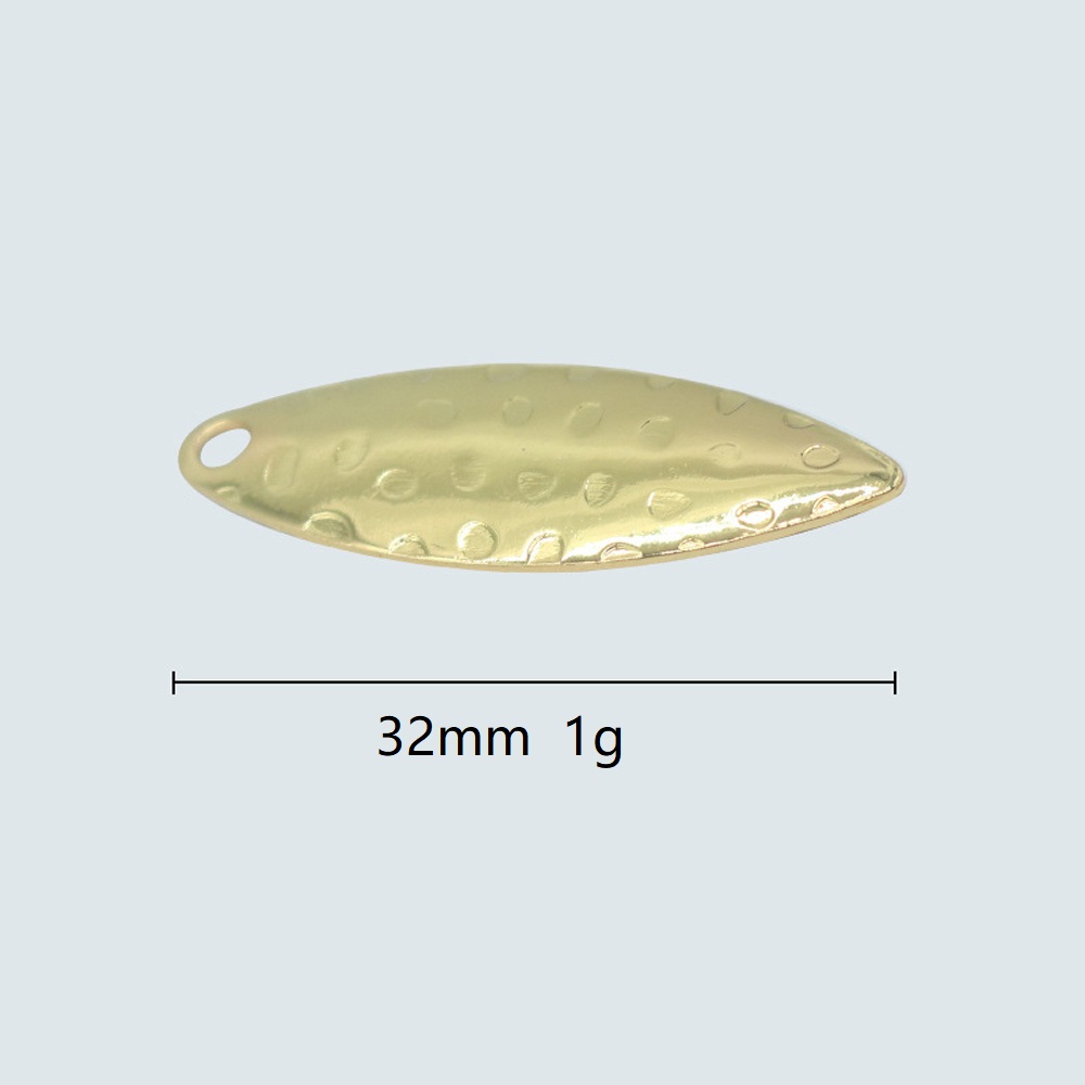 10Pcs/lot Willow Leaf Sequin P - огляд і ціна Fishing Lure Spoon