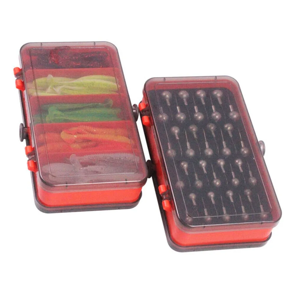 Portable Double Sided Split Ba - огляд і ціна Fishing Lure Soft Plastic