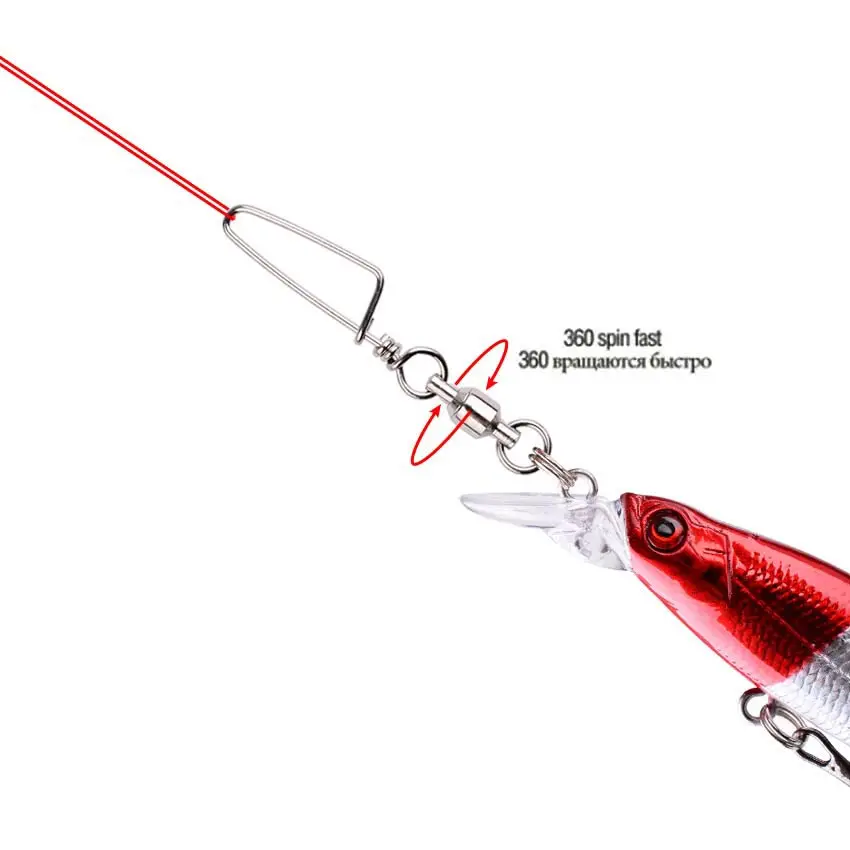 50pcs Fishing Ball Bearing Swi - огляд і ціна Fishing Lure Box