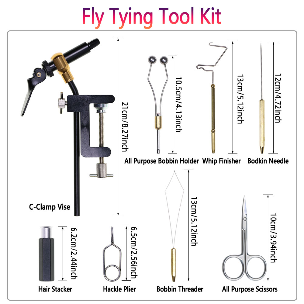 8pc/Set Hardened Steel C-Clamp - огляд і ціна Fishing Lure Making Kit