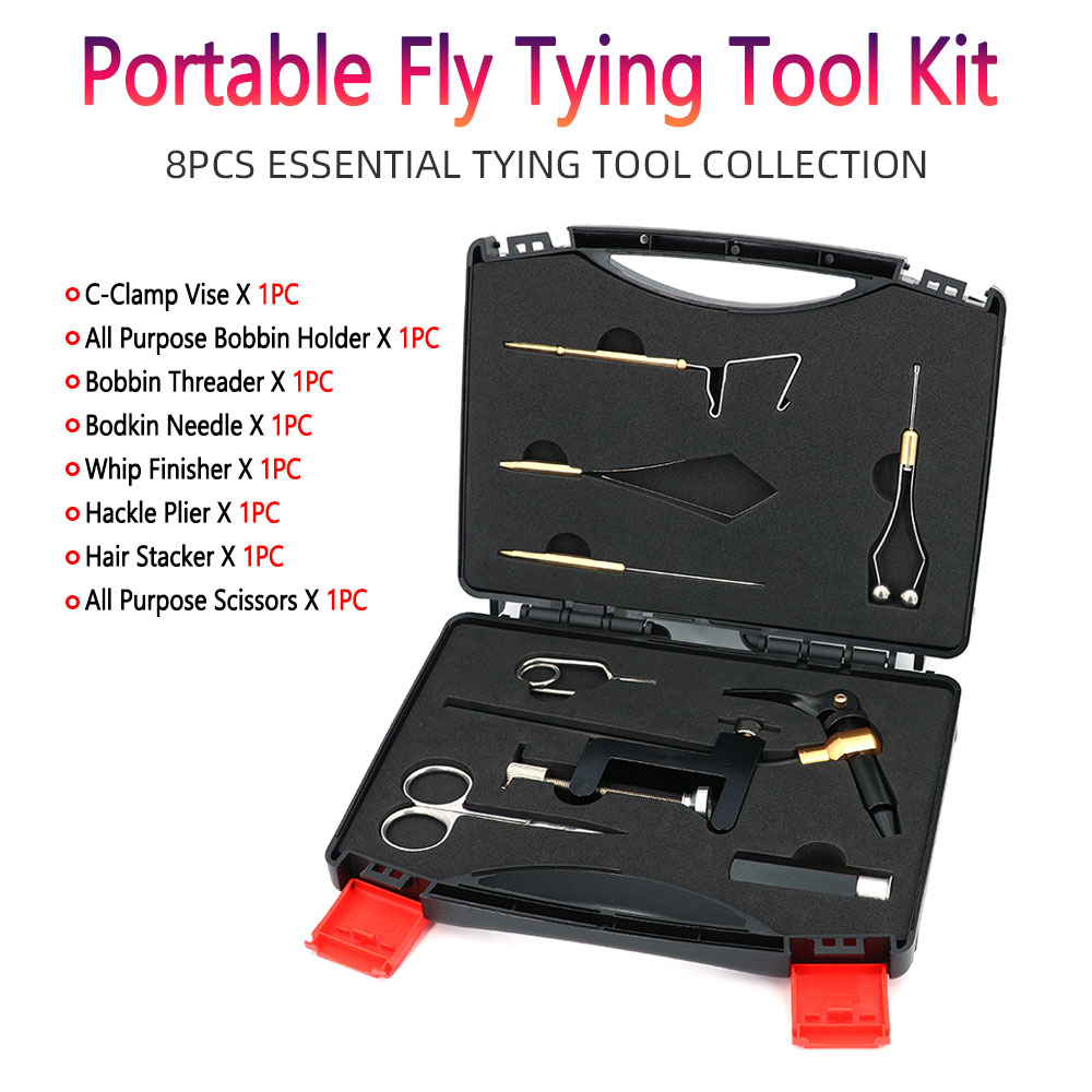 8pc/Set Hardened Steel C-Clamp - огляд і ціна Fishing Lure Making Kit