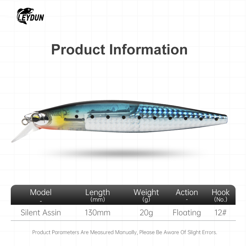LEYDUN Floating Sea Bass Fishi - огляд і ціна Fishing Lure Blade Bait